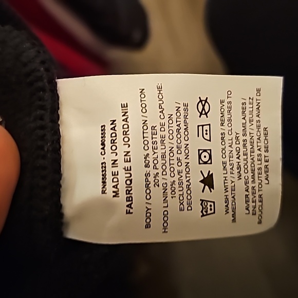 Womens medium oversized black NIKE zip up hoodie. - Picture 5 of 5